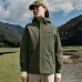 Skechers Outdoor Hiking Urban Living/Travel/Commuting Warm Other Windbreaker Jacket Women's Khaki Green Khaki Green-016C, L
