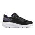 Skechers GO RUN Elevate Anti-Slip And Wear-Resistant Breathable Low-Top Kids' Running Shoes Black Purple Teenagers Черно-фиолетовый, 28.5