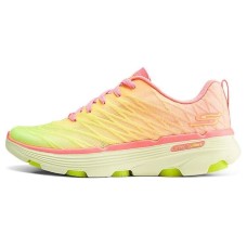 Skechers Durable Breathable Low-Top Running Shoes Women's Pink Pink/Lemon, 36