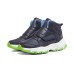Skechers I Conik Slip Resistant Cushioning Wear Resistant Warm High Top Kids Lifestyle Shoes Marine Blue Teenagers 27.5
