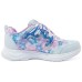 Skechers Girls Cushioning Wear-Resistant Kids Lifestyle Shoes Light Blue Lavender Teenagers Light blue/lavender, 34