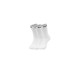 Skechers Unisex Mid-Calf Socks 3 Pack (Bright White), S
