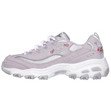 Skechers D'LITES 1.0 Cushioning Anti-Slip And Wear-Resistant Low-Top Chunky Sneakers Women's Lavender 35