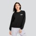 Skechers Basic Sports Series Sweatshirt Women's Carbon Black Black 0018, XL