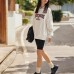 Skechers Sportlife Sweatshirt Unisex Marshmallow White Белый, S