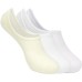 Skechers Ankle Socks Unisex 3 Pack 3 Pack (Bright White/Swan White/Orchid Purple), S