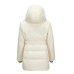 Skechers Mountain And Wild Outdoor Series FW24 Down Jacket Women's Egg White Яичный белок, 2XL