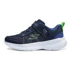 Skechers Abrasion Resistant Breathable Low Top Kids' Running Shoes Blue Kids' Синий, 27.5