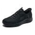 Skechers Sport Hands Free Slip-Ins Cushioning Anti-Slip And Wear-Resistant Low-Top Casual Shoes Men's Black Черный, 43