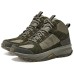 Skechers OUTDOOR Slip-Resistant Breathable Mid-Top Hiking Shoes Men's Olive Green Зеленый, 41.5