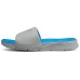 Skechers Slide Slippers Men's Gray Blue Charcoal Gray/Blue/CCBL, 39.5