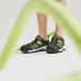 Skechers Durable Breathable Children's Sandals Black Green Teenagers 27.5