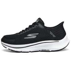 Skechers Anti-Slip And Wear-Resistant Breathable Low-Top Casual Shoes Women's Black White Черно-белый, 36