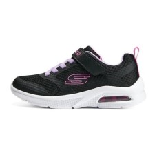 Skechers Durable Breathable Low-Top Kids' Running Shoes Black Purple Teenagers Черно-фиолетовый, 31