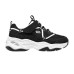 Skechers Non slip Breathable And Wear resistant Low Top Kids Lifestyle Shoes Black Kids' Черный, 27.5