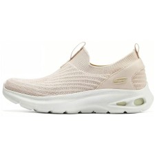 Skechers Cushioning, Slip Resistant, And Abrasion Resistant Low Top Running Shoes Women's Beige Бежевый, 36.5
