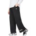 Skechers x Romantic Crown Knitted Sweatpants Unisex Leather Shoes Black Leather Shoes Black, L