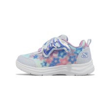 Skechers S Lights-Glimmer Kicks Cushioning Wear-Resistant Low-Top Toddler Shoes Blue Purple Infant And Toddler синий фиолетовый, 24