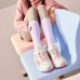 Skechers Girls Anti Slip Wear Resistant Low Top Kids Lifestyle Shoes White Pink Teenagers Белый Розовый, 32