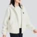 Skechers Sports Alliance Series Velvet-feel Coat Women's Marshmallow White Белый, M