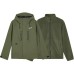 Skechers Hiking Waterproof And Windproof To Keep Warm Windbreaker Jacket Men's Khaki Green Khaki Green/016C, S