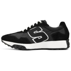 Skechers Cushioning, Slip Resistant, And Abrasion Resistant Low Top Running Shoes Men's Black Черный, 43
