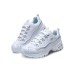 Skechers D'lites Now & Then 'White Silver' Women's 35.5
