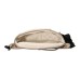 Skechers Nylon One Shoulder Crossbody Fanny Pack Regular Unisex Ivory White With Khaki Accents Ivory White with Khaki Accents