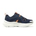 Skechers Anti-Slip Wear-Resistant Low-Top Running Shoes Men's Blue Orange синий оранжевый, 41.5