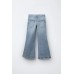 Джинсы flare без пояса ZARA Голубой, 6/7 лет (года) (122 cm)