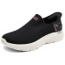 Skechers WOMEN'S GO WALK Anti-Slip Wear-Resistant Low-Top Casual Shoes Women's Black Черный, 37