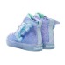 Skechers Twinkle Toes Cushioning Wear Resistant High Top Kids Lifestyle Shoes Light Blue Multicolor Teenagers Light Blue/Multicolor, 30