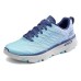 Skechers Cushioned Wear Resistant Lightweight Low Top Running Shoes Women's Blue Blue/Lake Green, 36.5