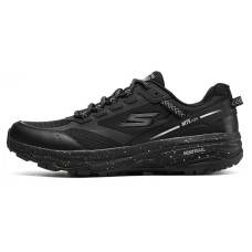 Skechers Cushioning Wear-Resistant Low-Top Running Shoes Men's All Black Черный, 40