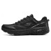 Skechers Cushioning Wear-Resistant Low-Top Running Shoes Men's All Black Черный, 40
