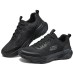 Skechers Sport Anti Slip Wear Resistant Breathable Supportive Rebound Low Top Running Shoes Men's Black Черный, 41.5