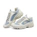 Skechers Open Country Shoes Anti-Slip Wear-Resistant Low-Top Casual Shoes Men's White Blue White blue, 44