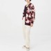MLB Old Flower Sweaters Unisex Burgundy Бордовый, M