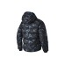 Skechers Sports Collection Down Jacket Men's Black Blue All Over Print Black and Blue All Over Print/037H, 2XL
