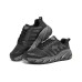 Skechers Glide Step Trail Cushioning Anti-Slip And Wear-Resistant Low-Top Sports Casual Shoes Men's Black Gray Color 41.5