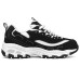 Skechers Kids Slip Resistant Cushioning Abrasion Resistant Breathable Low Top Kids Lifestyle Shoes Black White Kids' 31