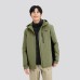Skechers Windbreaker Jacket Men's Khaki Green Khaki Green-016C, M