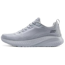 Skechers Shock Absorbing, Non Slip, Wear Resistant, Breathable And Lightweight Low Top Casual Shoes Men's Light Gray Серый, 42.5