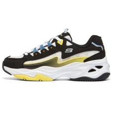 One Piece X Skechers D'Lites 4.0 Chunky Sneakers Men Low-Top Black/Colorful Color 45