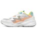 Skechers D'LITES AIRY Chunky Sneakers Women's Low-Top White/Orange/Green 35