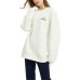 Skechers Colorful Sweatshirt Women's Marshmallow White Marshmallow white 0074, M