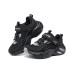 Skechers Boys Slip Resistant Anti Kick Low Top Kids Lifestyle Shoes Black Gray Teenagers Black Gray Color, 27.5