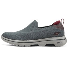 Skechers Go Walk 5 'Charcoal Red' 43.5