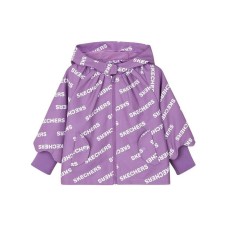 Skechers Jackets Coats Kids' Purple Base White White on purple /03UP, 101