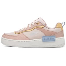 Skechers Sport Court 92 Anti-Slip Wear-Resistant Low-Top Skateboard Shoes Women's Pink Blue Pink Blue, 36.5